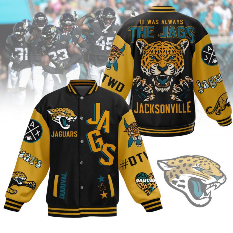 Jacksonville Jaguars NFL Baseball Jacket For Fan CFB1878