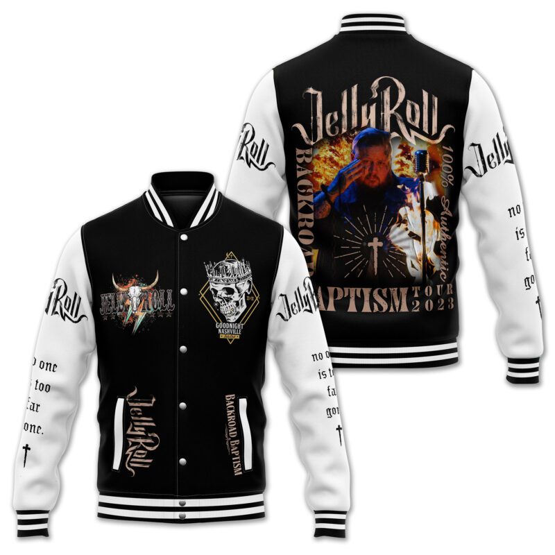 Jelly Roll Baseball Jacket For Fan CFB1079