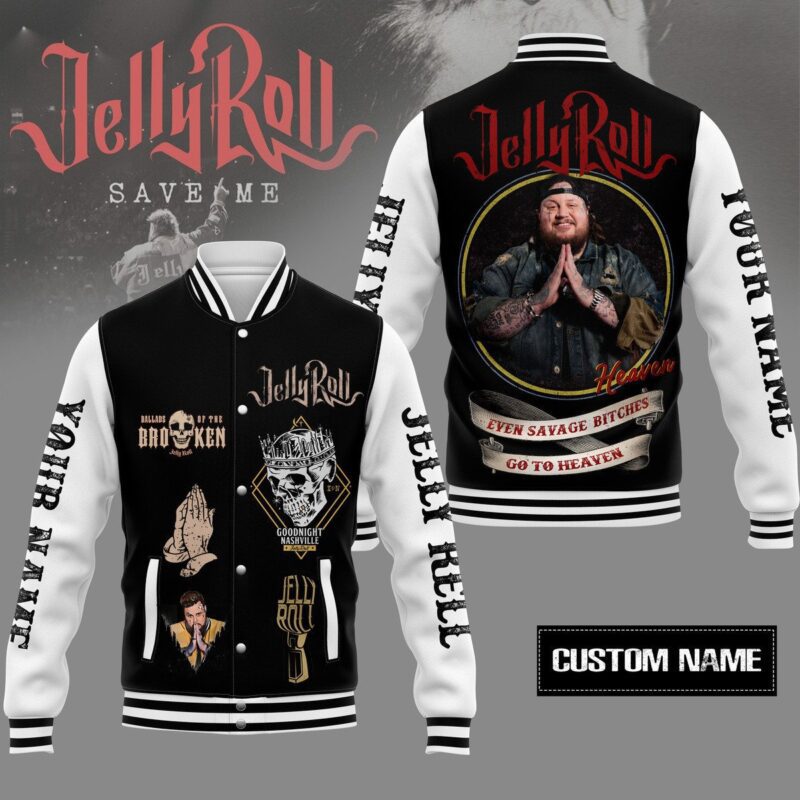 Jelly Roll Baseball Jacket For Fan CFB1880