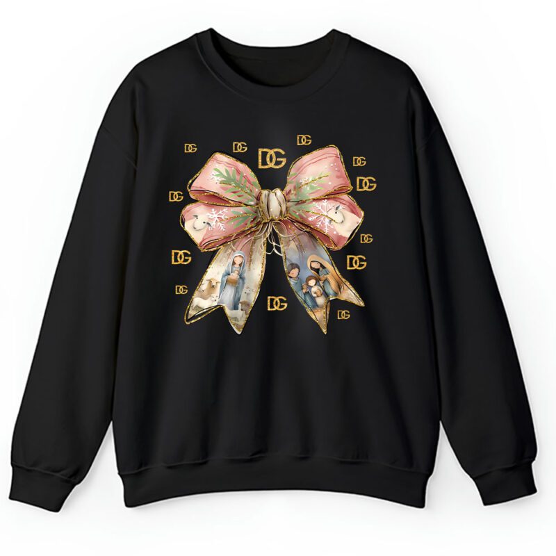 Jesus Christmas Coquette Bow Dolce & Gabbana Unisex Sweatshirt TAS22099