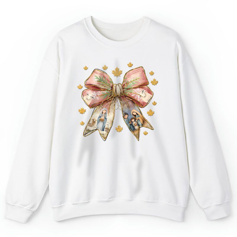Jesus Christmas Coquette Bow Dsquared2 Unisex Sweatshirt TAS22101 1
