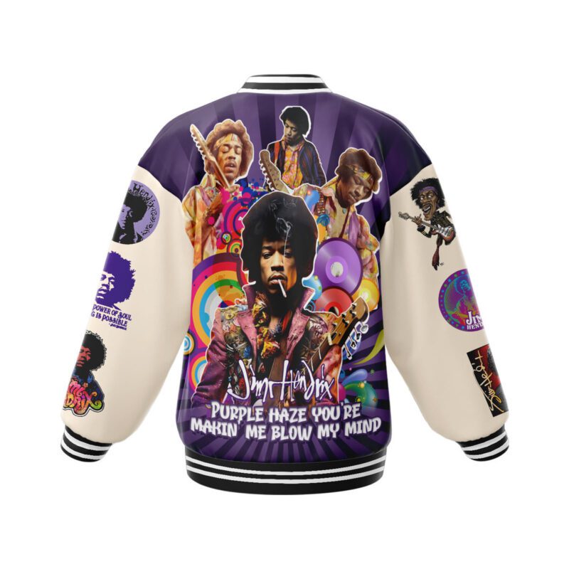 Jimi Hendrix Baseball Jacket For Fan CFB1877 1