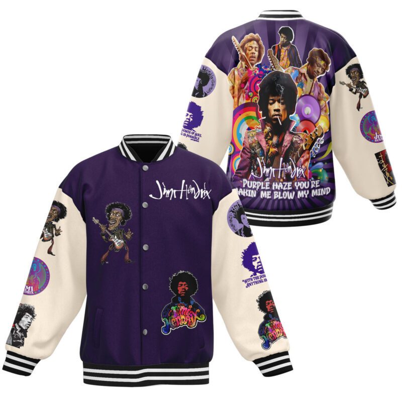 Jimi Hendrix Baseball Jacket For Fan CFB1877