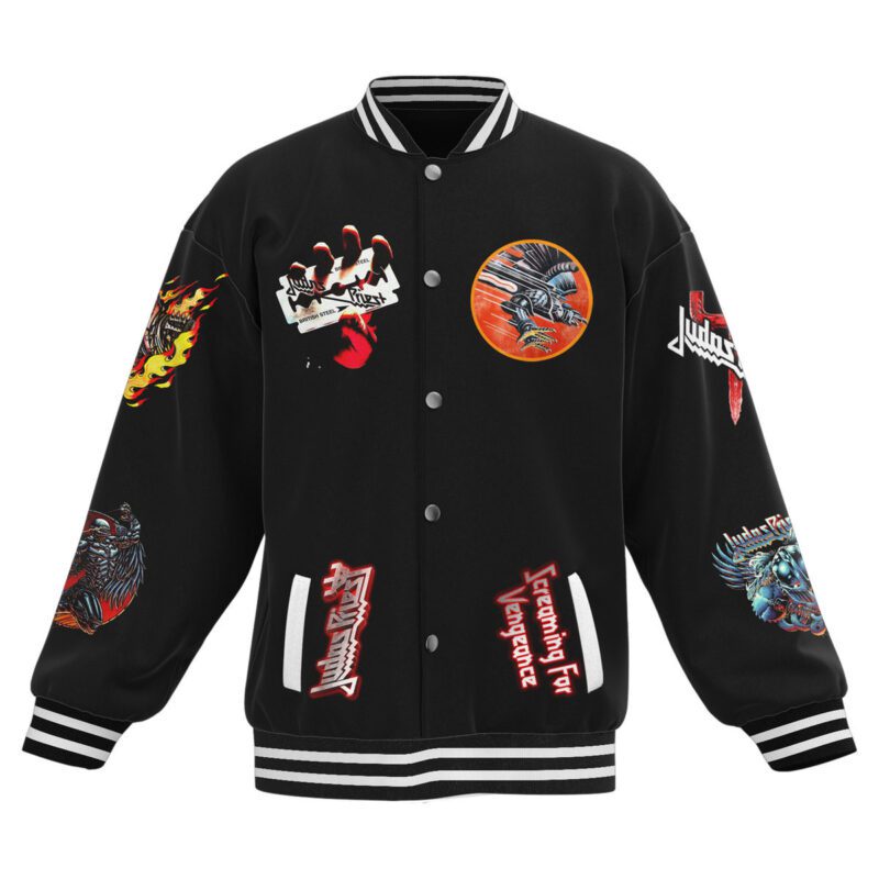 Judas Priest Baseball Jacket For Fan CFB1869 1