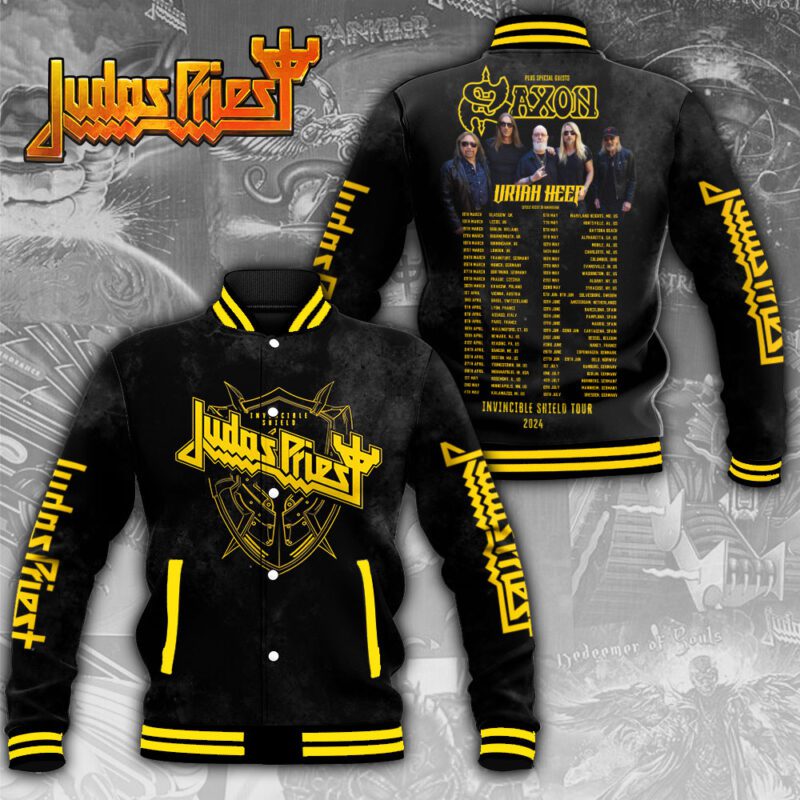 Judas Priest Music Baseball Jacket For Fan CFB1286