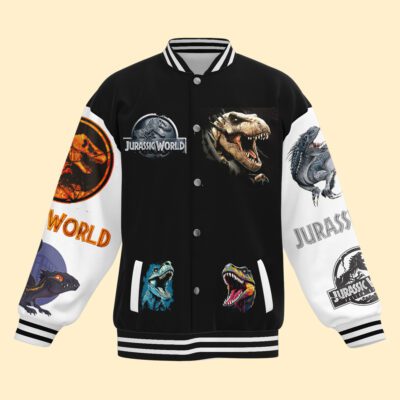 Jurassic World Baseball Jacket For Fan CFB1868 1