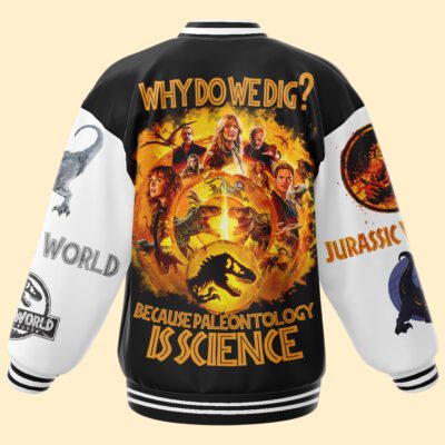 Jurassic World Baseball Jacket For Fan CFB1868 2