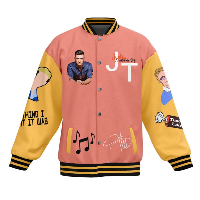 Justin Timberlake Baseball Jacket For Fan CFB1867 1
