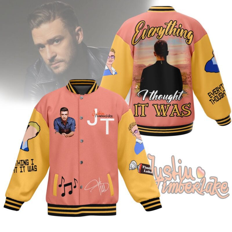 Justin Timberlake Baseball Jacket For Fan CFB1867