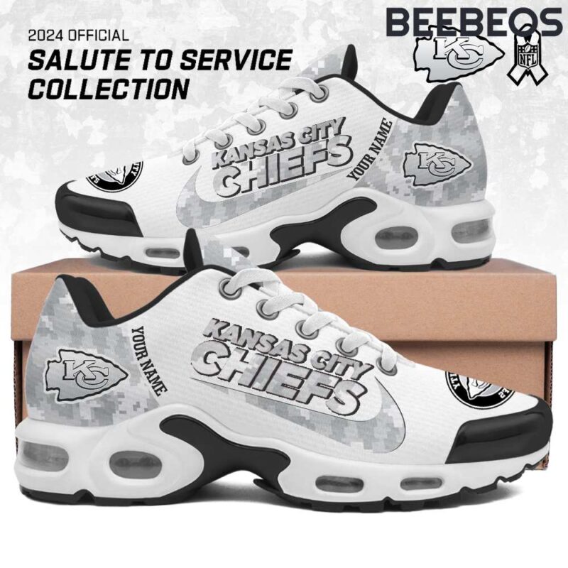 Kansas City Chiefs 2024 Salute To Service Veterans Day Air Max Plus TN Shoes