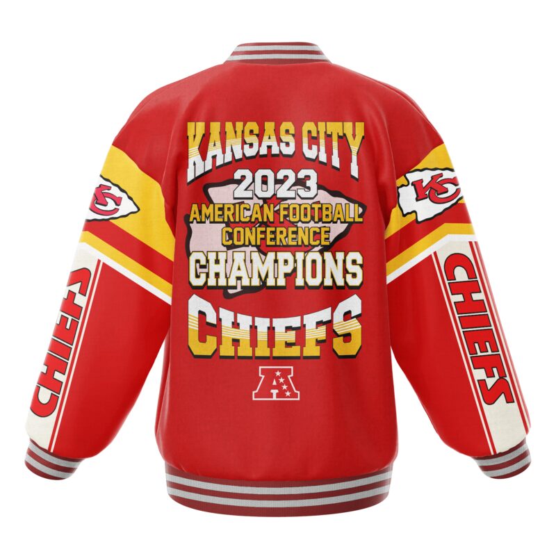 Kansas City Chiefs NFL Baseball Jacket For Fan CFB1845 2