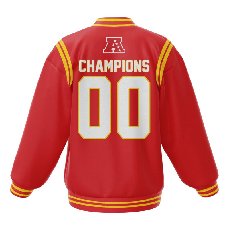 Kansas City Chiefs NFL Baseball Jacket For Fan CFB1851 3