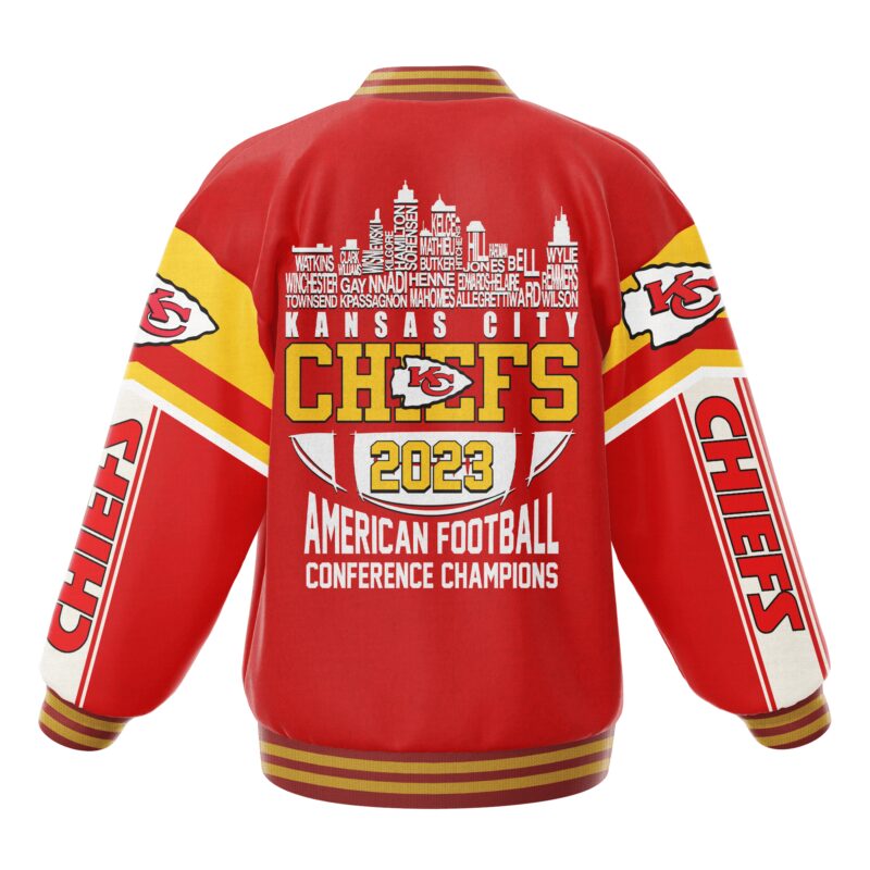 Kansas City Chiefs NFL Baseball Jacket For Fan CFB1853 1