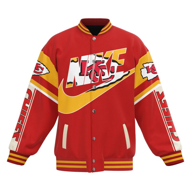 Kansas City Chiefs NFL Baseball Jacket For Fan CFB1853 2