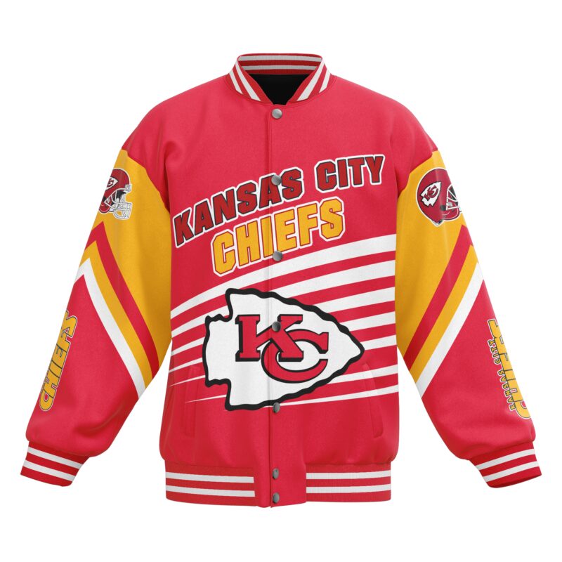 Kansas City Chiefs NFL Baseball Jacket For Fan CFB1855 1