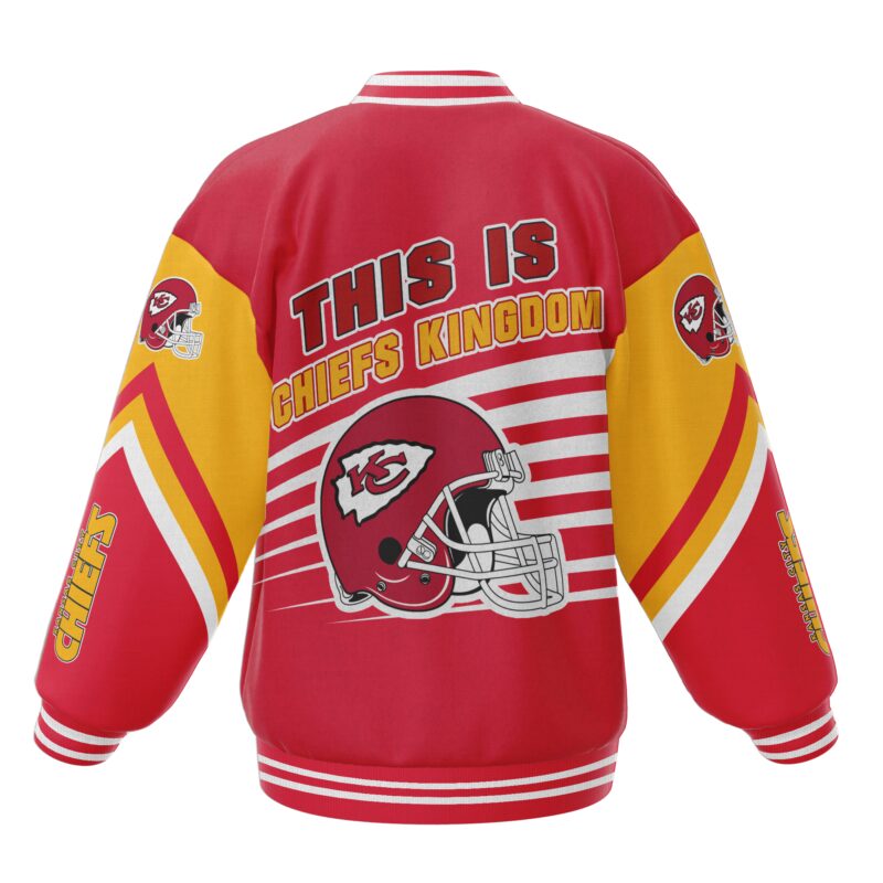 Kansas City Chiefs NFL Baseball Jacket For Fan CFB1855 2