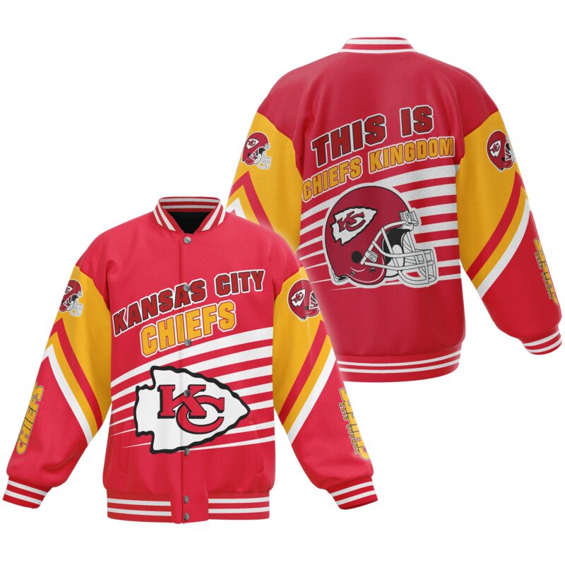 Kansas City Chiefs NFL Baseball Jacket For Fan CFB1855