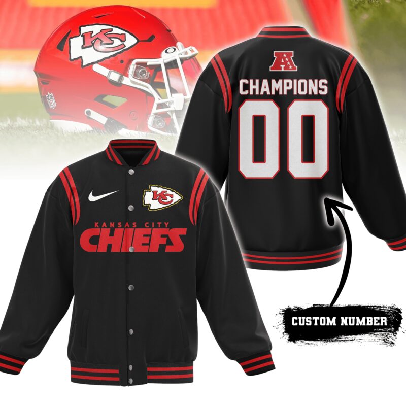 Kansas City Chiefs NFL Baseball Jacket For Fan CFB2203