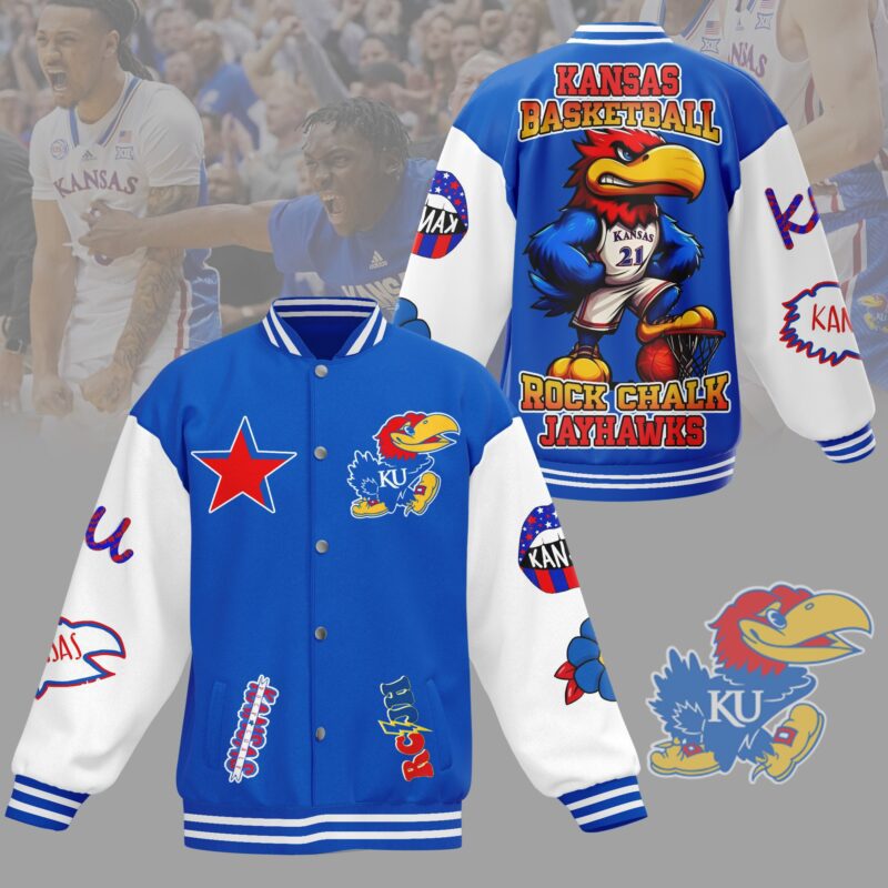 Kansas Jayhawks NCAA Baseball Jacket For Fan CFB1863