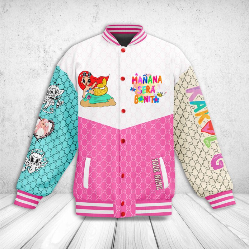 Karol G x Gucci Baseball Jacket For Fan CFB1842 1