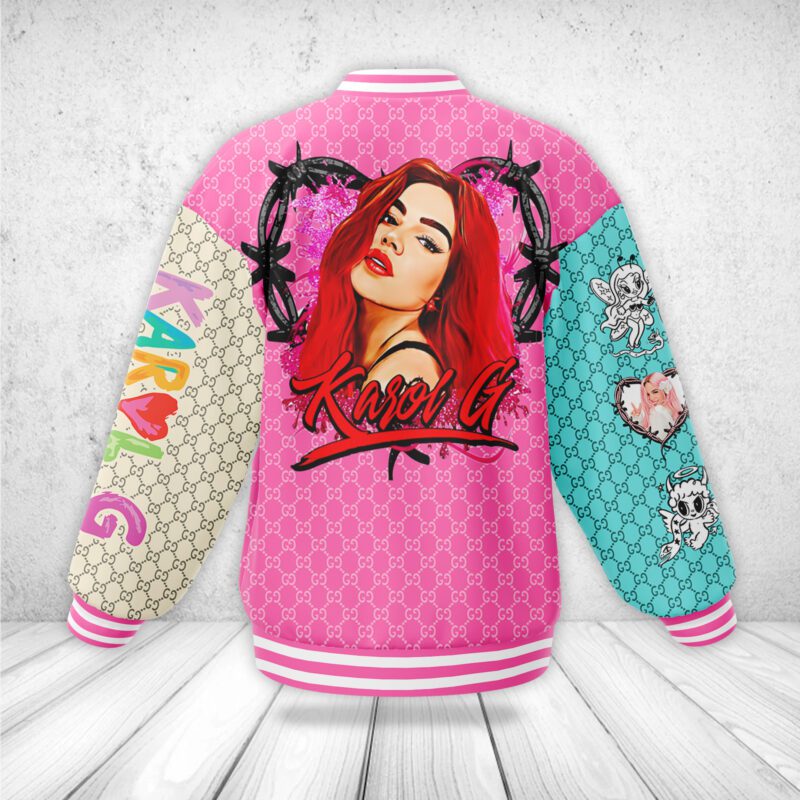 Karol G x Gucci Baseball Jacket For Fan CFB1842 2
