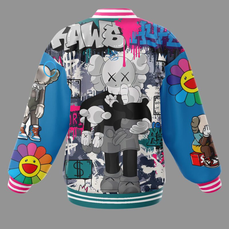 Kaws Baseball Jacket For Fan CFB1836 2