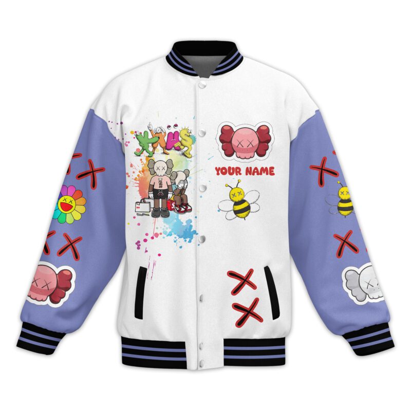 Kaws Baseball Jacket For Fan CFB1837 1