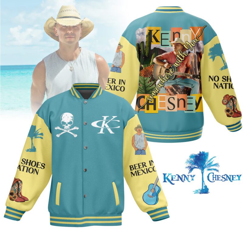 Kenny Chesney Baseball Jacket For Fan CFB1833