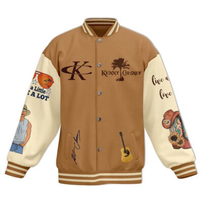 Kenny Chesney Baseball Jacket For Fan CFB1834 1
