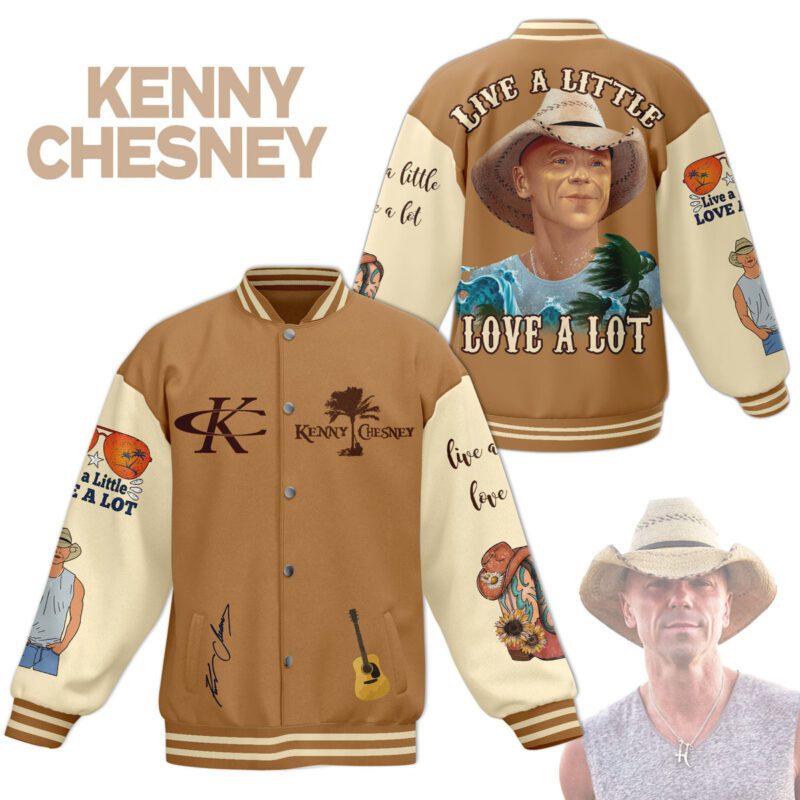 Kenny Chesney Baseball Jacket For Fan CFB1834