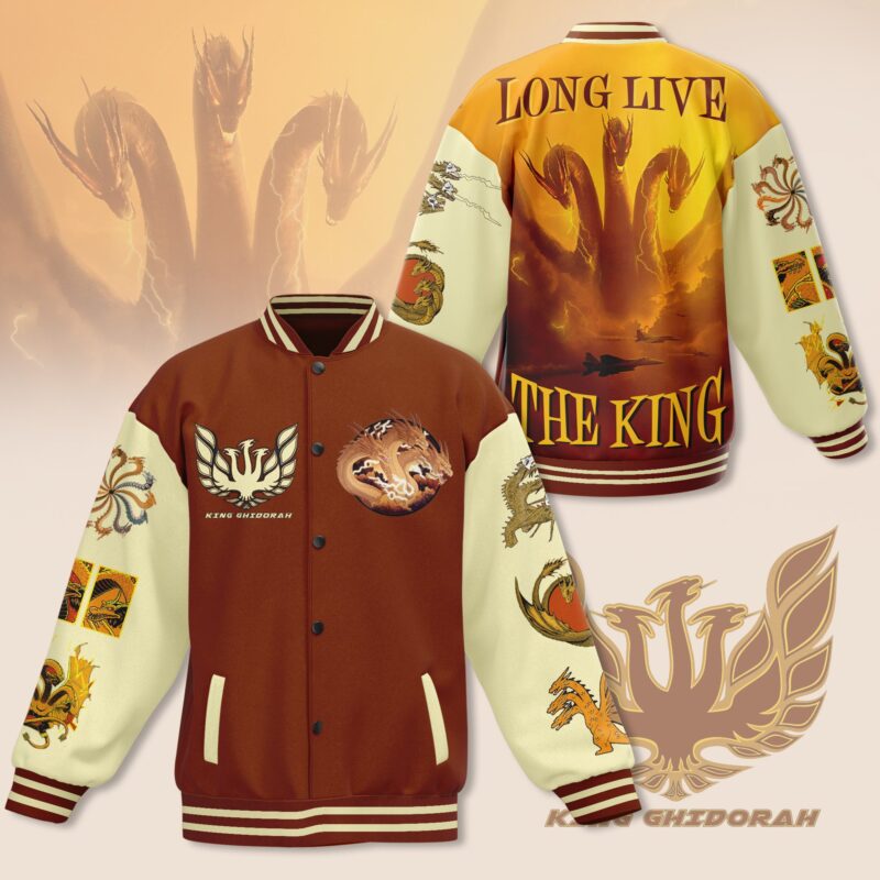 King Ghidorah Baseball Jacket For Fan CFB1821
