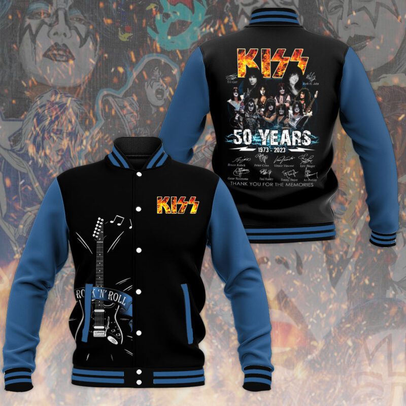 Kiss Band Music Baseball Jacket For Fan CFB1153