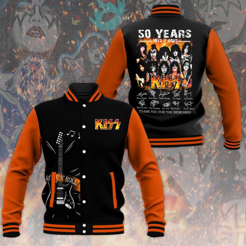 Kiss Band Music Baseball Jacket For Fan CFB1155