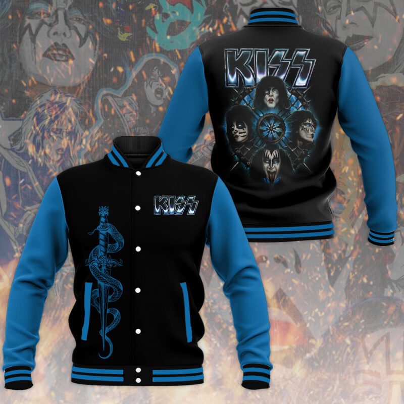 Kiss Band Music Baseball Jacket For Fan CFB1162