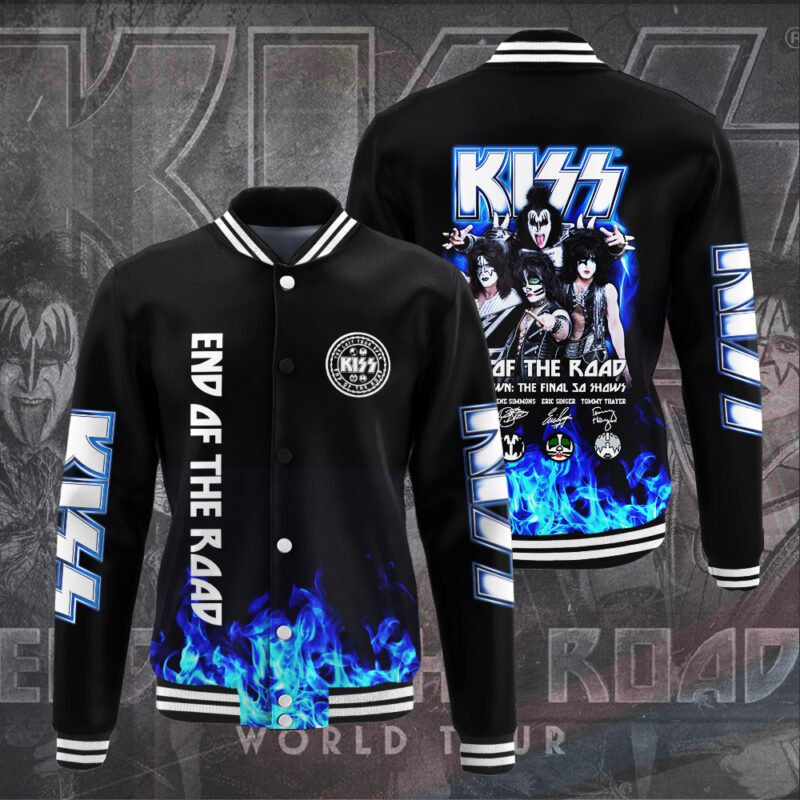 Kiss Band Music Baseball Jacket For Fan CFB1165