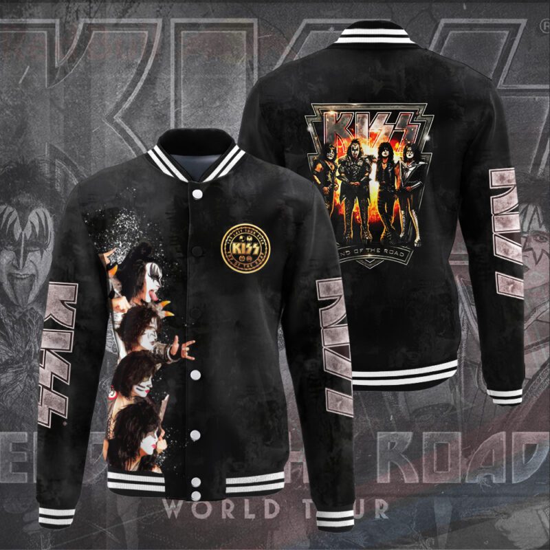 Kiss Band Music Baseball Jacket For Fan CFB1166