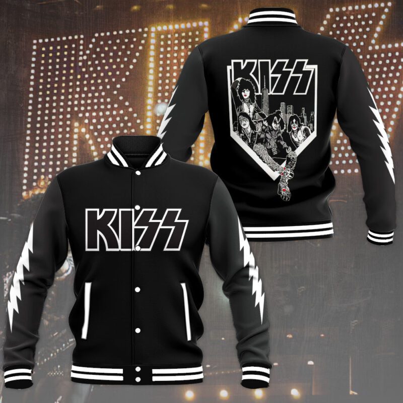 Kiss Band Music Baseball Jacket For Fan CFB1175