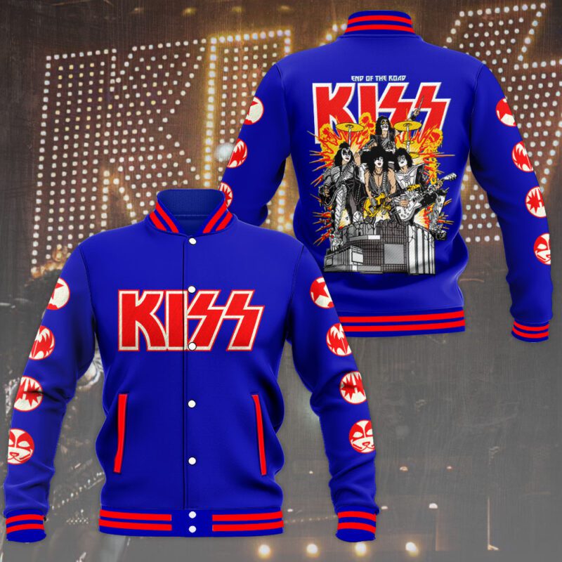 Kiss Band Music Baseball Jacket For Fan CFB1179