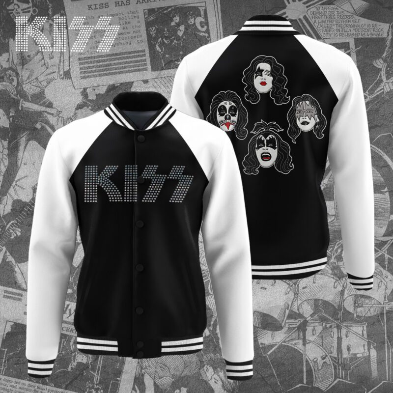 Kiss Band Music Baseball Jacket For Fan CFB1249