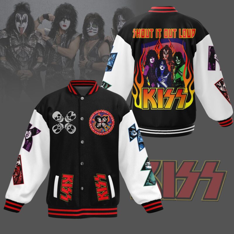 Kiss Baseball Jacket For Fan CFB1076