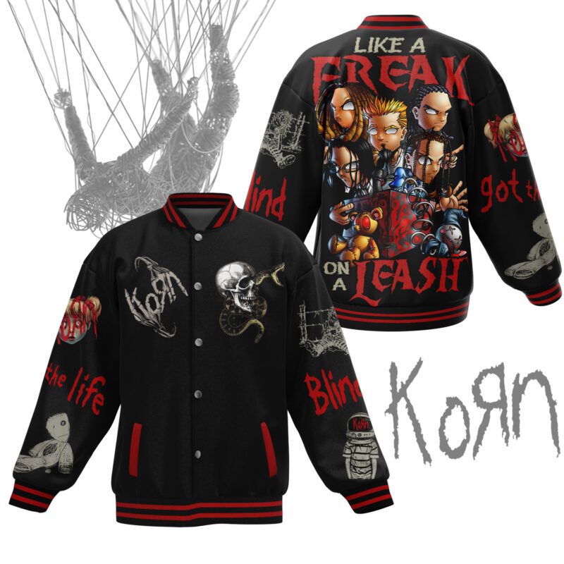 Korn Baseball Jacket For Fan CFB1814