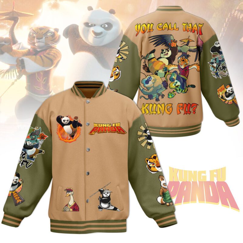 Kung Fu Panda Baseball Jacket For Fan CFB1808