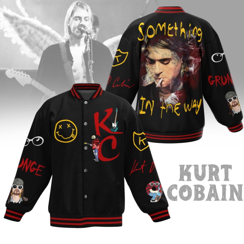 Kurt Cobain Baseball Jacket For Fan CFB1809