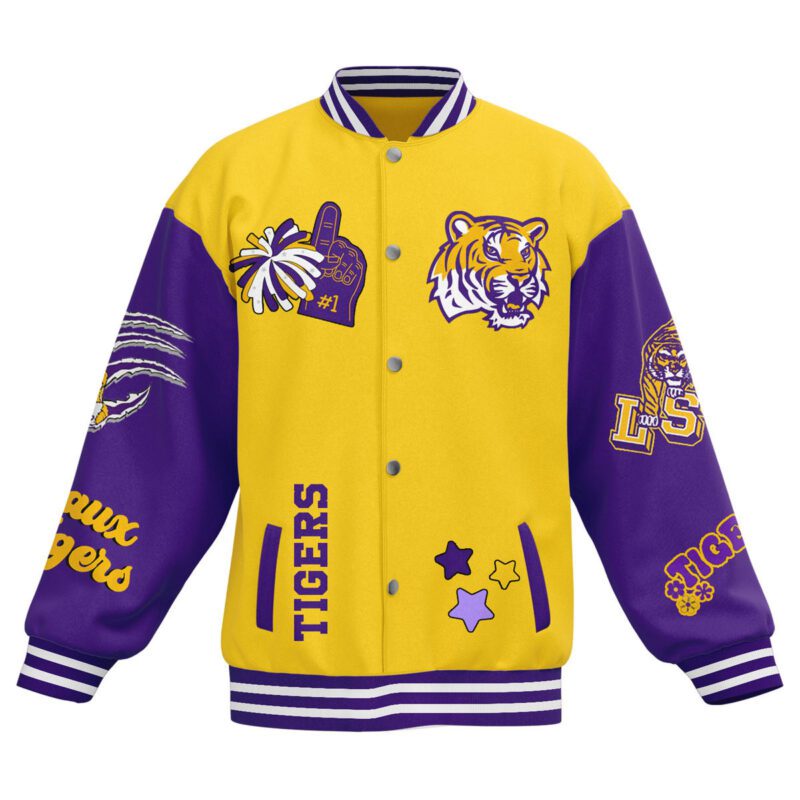 LSU Tigers NCAA Baseball Jacket For Fan CFB1796 1