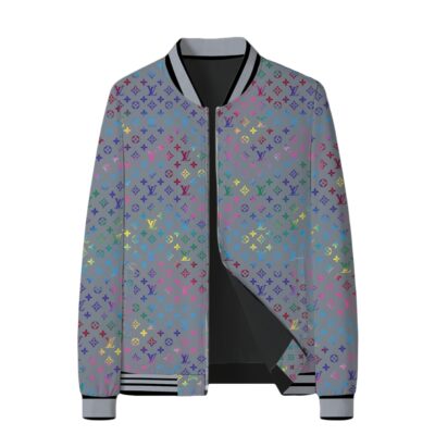 LV Luxury Brand Varsity Zipper Jacket VST1275