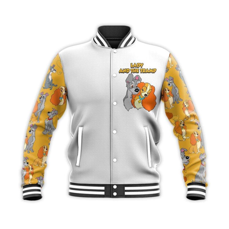 Lady And The Tramp Disney Baseball Jacket For Fan CFB1120 1