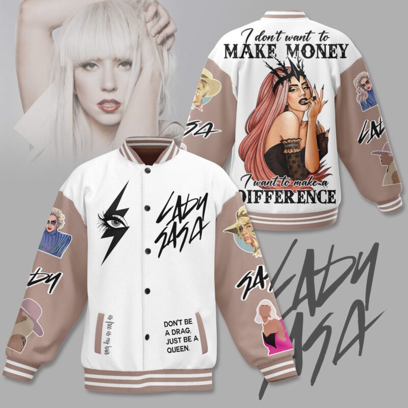 Lady Gaga Baseball Jacket For Fan CFB1807