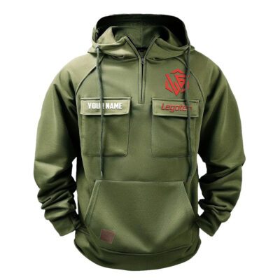 Legotee Vintage Quarter Zip Hoodie Retro Hoodie LQZ1398 2