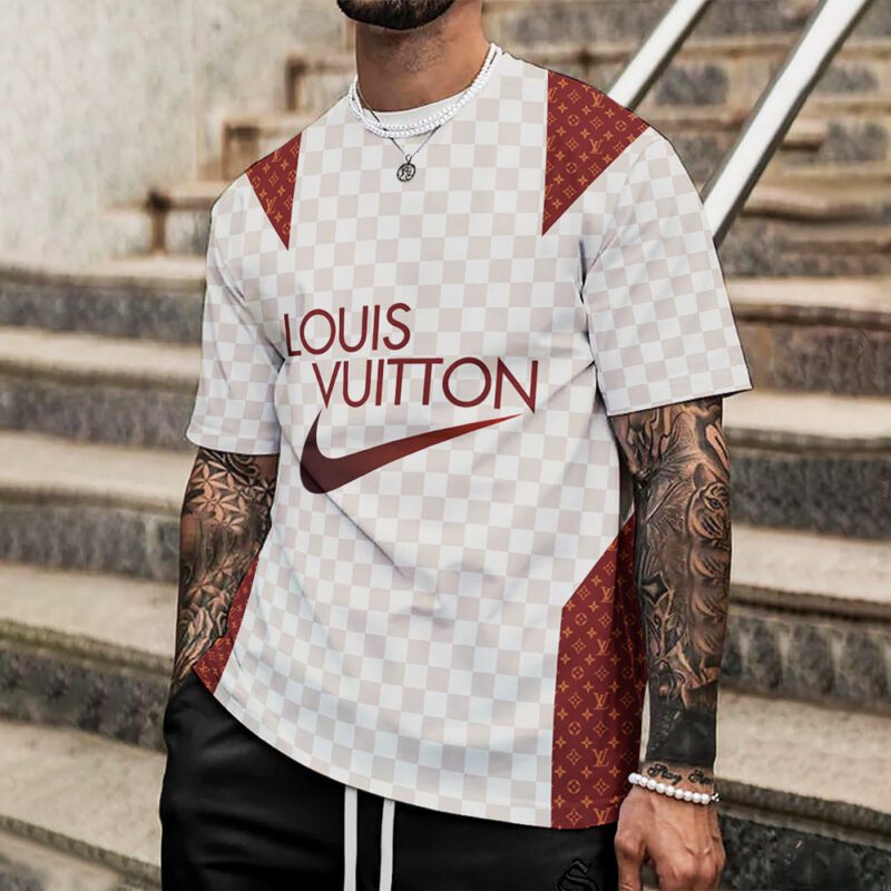 Louis Vuitton Nike Pattern Premium Luxury Brand Unisex T-Shirt DRT1041
