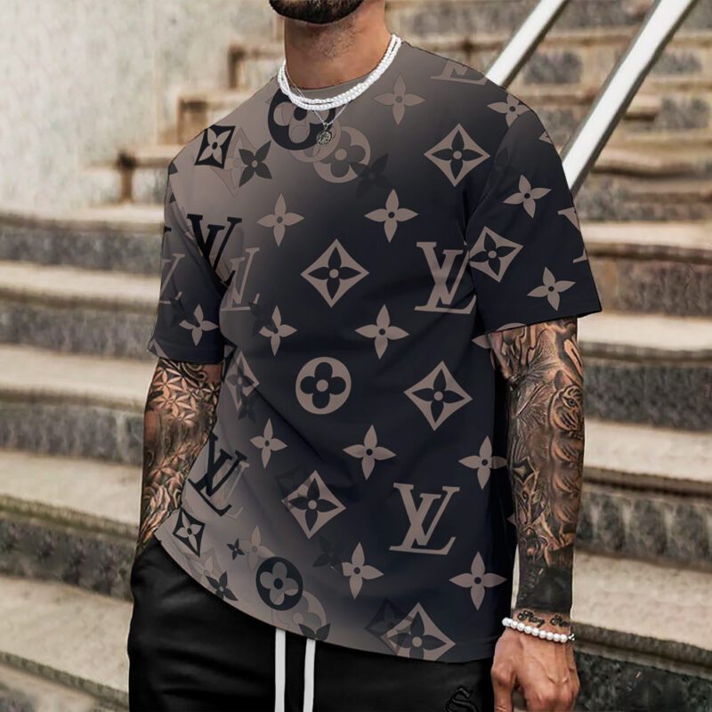 Louis Vuitton Pattern Premium Luxury Brand Unisex T-Shirt DRT1045